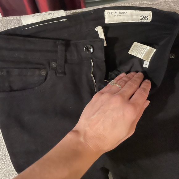 COPY - Rag & Bone - Nina High Waist Ankle Crop Skinny Jeans - Picture 3 of 9